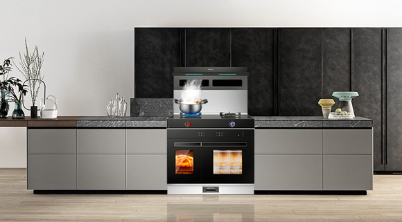 駕馭美食，輕而易舉！科恩S450變頻大吸力蒸烤消一體集成灶喚醒廚房美味